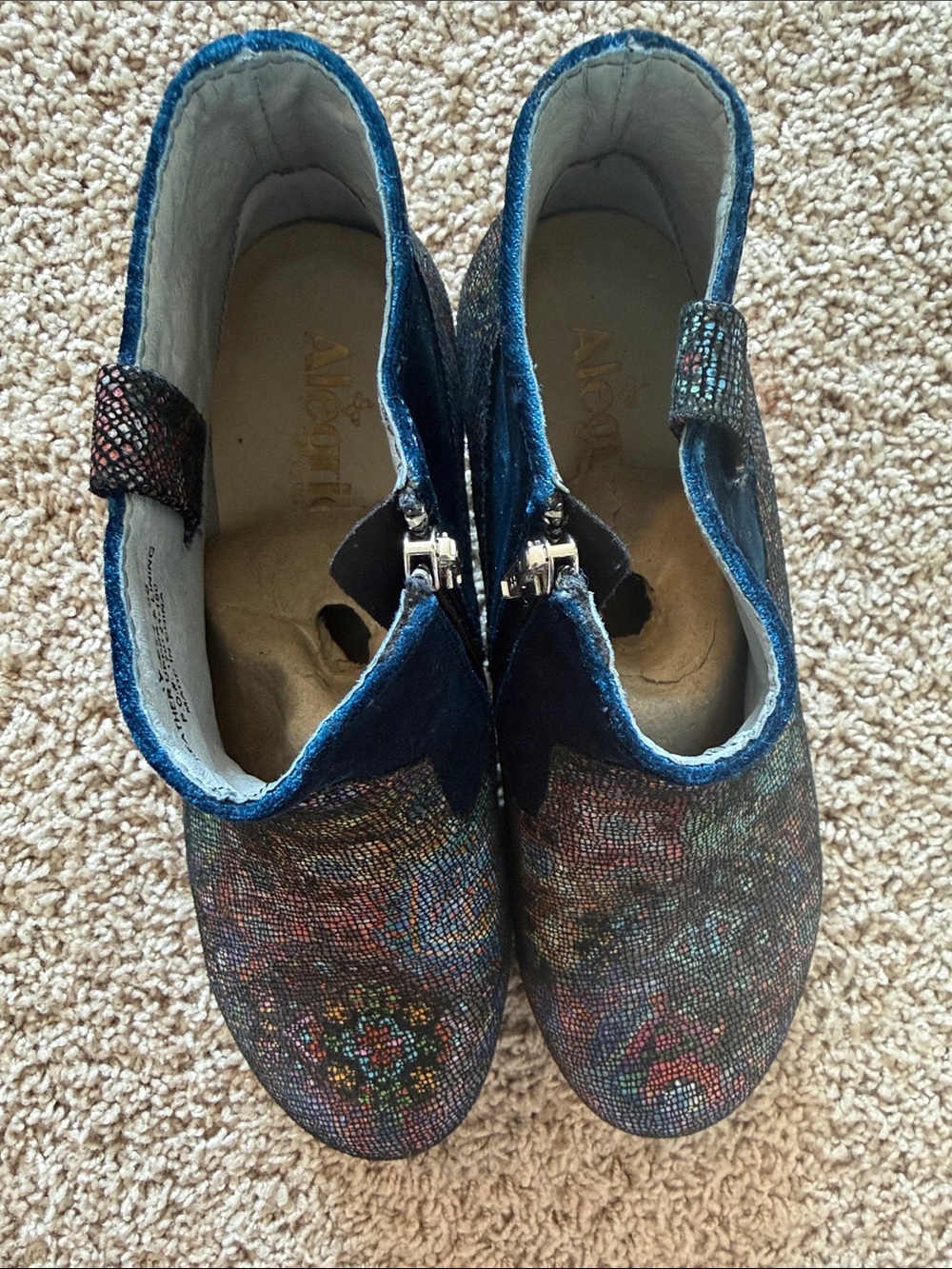 Alegria Hayden Ankle Boots Beauty Blur Women's 38 NWT - Picture 4 of 7